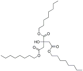 TRICAPRYLYL CITRATE Struktur