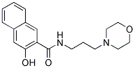 3-Hydroxynaphthalene-2-carbonyl (3-morpholino propyl) amine Struktur