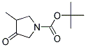 N-(t-Butoxy carboNyl)-4-methyl-3-pyrrolidoNe Struktur