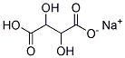 Sodium hydrogen L-tartarate Struktur