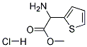 DL-a-Aminothiophene-2-acetic acid methyl ester hydrochloride Struktur