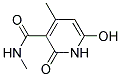 N-Methyl-3-Carbamoyl-4-Methyl-6-Hydroxypyridone-2 Struktur