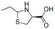 (4S,2RS)-2-ETHYLTHIAZOLIDINE-4-CARBOXYLIC ACID 99% Struktur