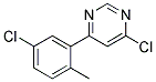 4-Chloro-6-(5-chloro-2-methyl-phenyl)-pyrimidine Struktur