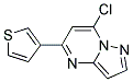 7-chloro-5-thiophen-3-ylpyrazolo[1,5-a]pyrimidine Struktur