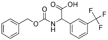 (2R)-{[(benzyloxy)carbonyl]amino}[3-(trifluoromethyl)phenyl]ethanoic acid Struktur