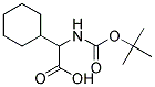 (2R)-[(tert-butoxycarbonyl)amino](cyclohexyl)ethanoic acid Struktur