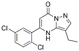 5-(2,5-dichlorophenyl)-3-ethylpyrazolo[1,5-a]pyrimidin-7(4H)-one Struktur