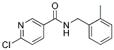 6-Chloro-N-(2-methyl-benzyl)-nicotinamide Struktur