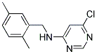 (6-Chloro-pyrimidin-4-yl)-(2,5-dimethyl-benzyl)-amine Struktur