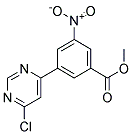 3-(6-Chloro-pyrimidin-4-yl)-5-nitro-benzoic acid methyl ester Struktur