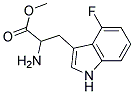 methyl 2-amino-3-(4-fluoro-1H-indol-3-yl)propanoate Struktur