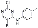 5-bromo-2-chloro-N-(4-methylphenyl)pyrimidin-4-amine Struktur