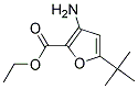 ethyl 3-amino-5-tert-butylfuran-2-carboxylate Struktur