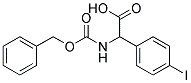 {[(benzyloxy)carbonyl]amino}(4-iodophenyl)acetic acid Struktur