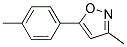 3-methyl-5-(4-methylphenyl)isoxazole Struktur
