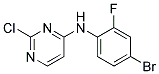 N-(4-bromo-2-fluorophenyl)-2-chloropyrimidin-4-amine Struktur