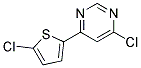 4-Chloro-6-(5-chloro-thiophen-2-yl)-pyrimidine Struktur