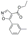 ethyl 5-(3-methylphenyl)isoxazole-4-carboxylate Struktur