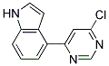 4-(6-Chloro-pyrimidin-4-yl)-1H-indole Struktur