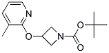 3-(3-Methyl-pyridin-2-yloxy)-azetidine-1-carboxylic acid tert-butyl ester Struktur