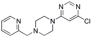 4-Chloro-6-(4-pyridin-2-ylmethyl-piperazin-1-yl)-pyrimidine Struktur