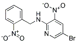 (5-Bromo-3-nitro-pyridin-2-yl)-(2-nitro-benzyl)-amine Struktur