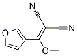 [furan-3-yl(methoxy)methylidene]propanedinitrile Struktur