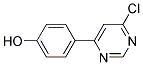 4-(6-Chloro-pyrimidin-4-yl)-phenol Struktur