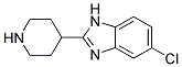 5-chloro-2-piperidin-4-yl-1H-benzimidazole Struktur