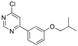 4-Chloro-6-(3-isobutoxy-phenyl)-pyrimidine Struktur