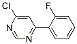 4-Chloro-6-(2-fluoro-phenyl)-pyrimidine Struktur