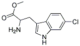 methyl 2-amino-3-(6-chloro-1H-indol-3-yl)propanoate Struktur