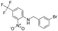 (3-Bromo-benzyl)-(2-nitro-4-trifluoromethyl-phenyl)-amine Struktur