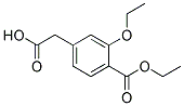 4-CARBETHOXY-3-ETHOXYPHENYLACETIC ACID Struktur