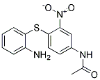 4-ACETAMIDO-2'-AMINO-2-NITRODIPHENYL SULFIDE Struktur