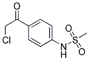 4-(2-CHLOROACETYL) METHYLSULFONYL ANILINE Struktur