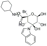 5-BROMO-3-INDOLYL-BETA-D-GLUCURONIC ACID CYCLOHEXYLAMMONIUM SALT Struktur