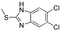 5,6-Dichloro-2-Methylthio-1H-Benzimidazole Struktur