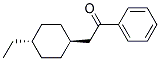 trans-4-Ethyl Cyclohexyl Acetophenone Struktur