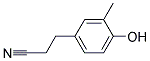 3-Methyl-4-Hydroxy Phenylpropionitrile Struktur