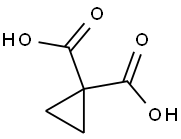 cis-Cyclopropanedicarboxylic acid Struktur