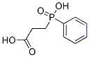 3-(Hydroxyphenylphosphinyl) propionic acid Struktur