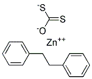 Dibenzyl dithiocarbonic acid,  zinc salt Struktur