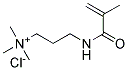 Methacryloylaminopropyltrimethylammonium chloride Struktur