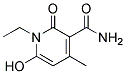 3-Carbamoyl-4-methyl-6-hydroxy-N-ethylpyridone-2 Struktur