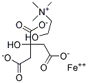 Ferrous choline citrate Struktur