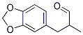 3-(3,4-Methylenedioxyphenyl)2-methyl propanal Struktur