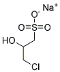 3-Chloro-2-hydroxypropanesulfonate, sodium salt Struktur