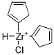 Hydridochlorobis(cyclopentadienyl) zirconium(IV) Struktur